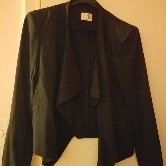 Vero Moda White Sheer Blouse and Black Blazer L - Picture 5 of 7